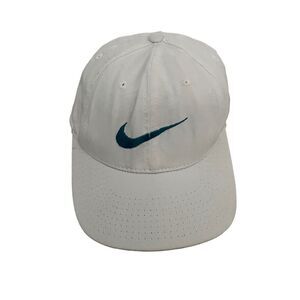 Nike Gray/Red Tag Vintage 1994 Lipton Snapback Hat Cap White/Teal Tennis USA euc
